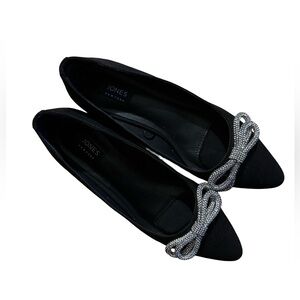Jones New York Silver and Black Loafers